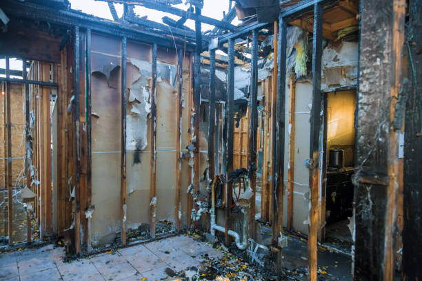 Professional Fire Board Up technician working in Perry Hall, MD